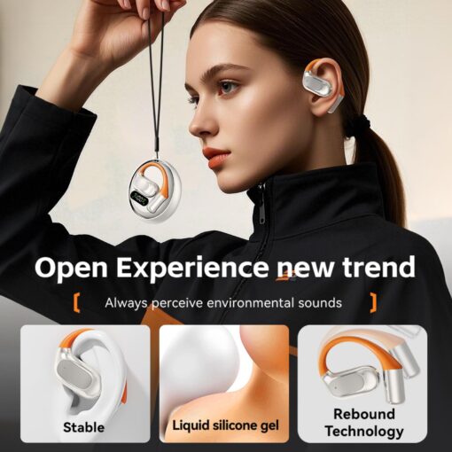 Translation Earbuds Real Time - 144 Language Ai Translator Earbuds, 3 in 1 Wireless Bluetooth Headphones Translator Device for iOS and Android, Simultaneous Wireless Bluetooth Translation, Silver - Image 5