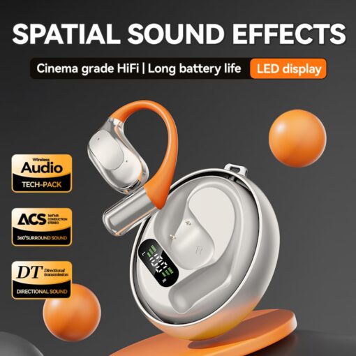 Translation Earbuds Real Time - 144 Language Ai Translator Earbuds, 3 in 1 Wireless Bluetooth Headphones Translator Device for iOS and Android, Simultaneous Wireless Bluetooth Translation, Silver - Image 8