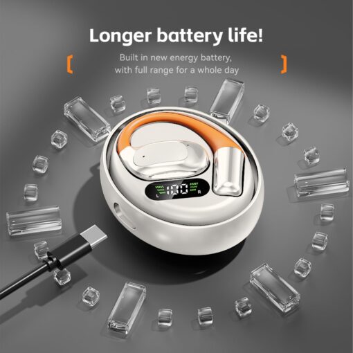 Translation Earbuds Real Time - 144 Language Ai Translator Earbuds, 3 in 1 Wireless Bluetooth Headphones Translator Device for iOS and Android, Simultaneous Wireless Bluetooth Translation, Silver - Image 2